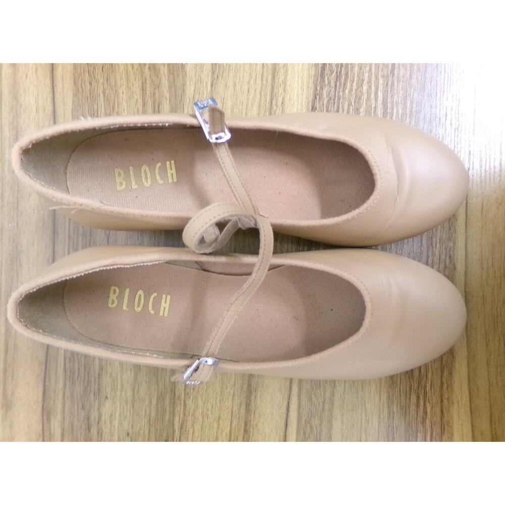 Dance Tap Shoes Bloch Woman's 8M Mary Jane Leather Buckle